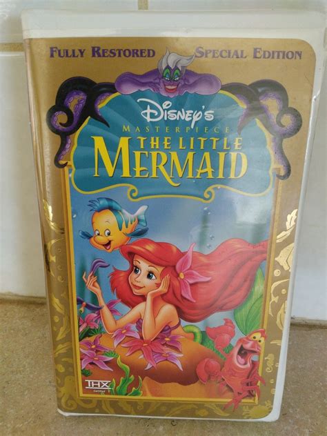 RARE! The Little Mermaid (VHS, 1998, Special Edition) Walt Disney Collector Tape - VHS Tapes