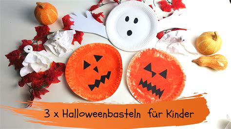 Familie und mehr : 3 leichte Halloween Bastelideen für Kinder