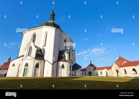 Pilgrimage Church Of Saint John Of Nepomuk On Zelena Hora Green Hill