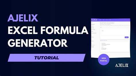 AI Excel Formula Generator Generate Excel Formula Open AI In Excel