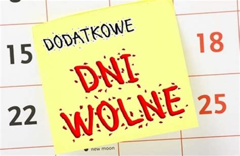 Dni Wolne Od Zaj W Roku Szkolnym Szko A Podstawowa Nr