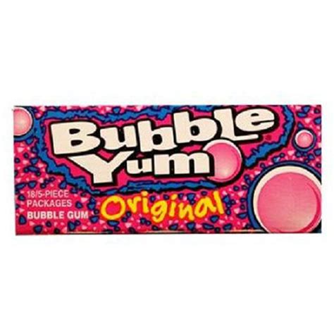 Bubble Yum Bubble Gum Original 18 5 Piece Packages 90 Pieces