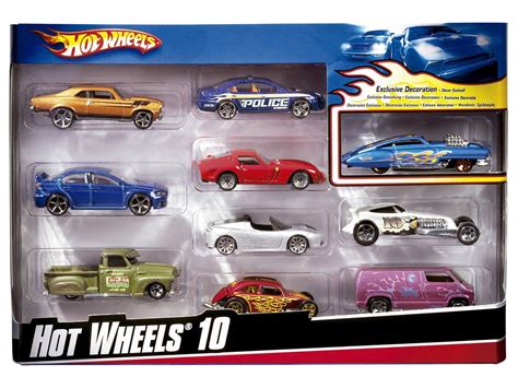 Kit 10 Carrinhos Hot Wheels Mattel 54886 Carrinho De Brinquedo Magazine Luiza