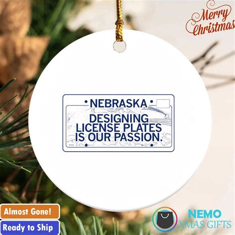 Nebraska designing license plates ornament, hoodie, sweater and v-neck ...