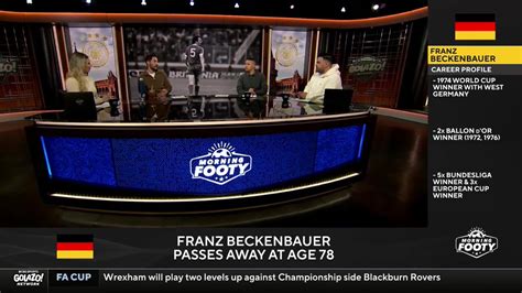 CBS Sports Pay Tribute To German Legend Franz Beckenbauer