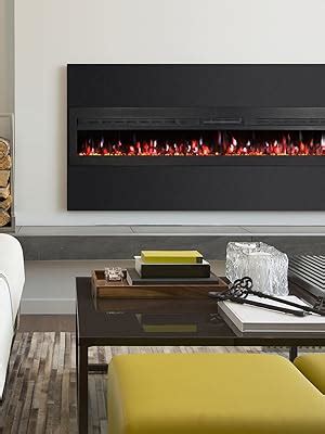 Amazon Gmhome Inches Wall Recessed Electric Fireplace