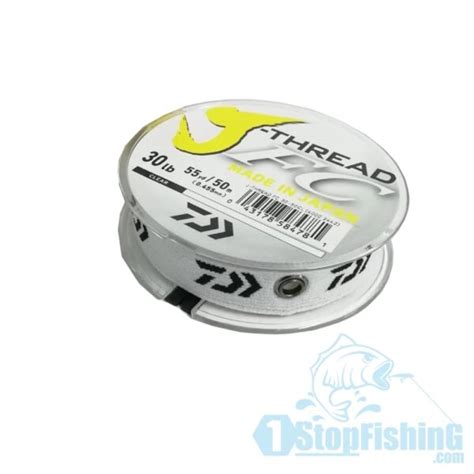 DAIWA J THREAD FC LEADER 100 FLUOROCARBON LINE 55Yds 50M