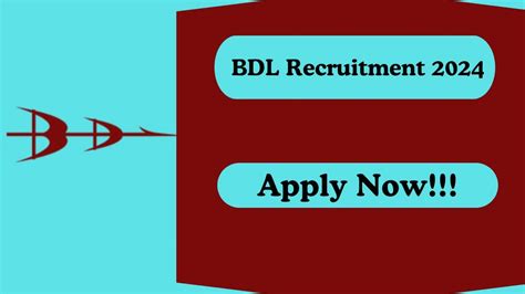 BDL Recruitment 2024 Apply For Various Manager BDL Vacancy At Bdl India In