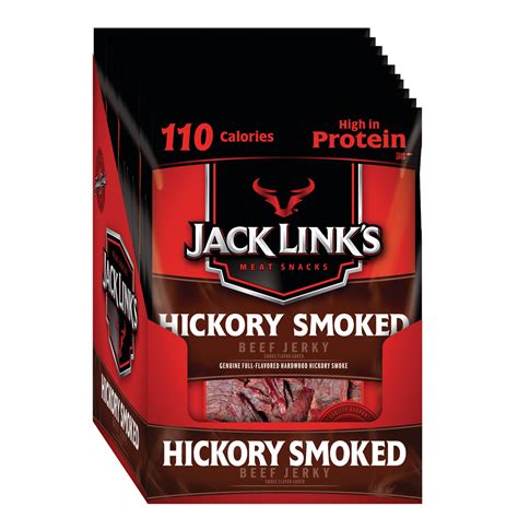 Jack Link S Beef Jerky Snack Size Hickory Smoked Oz Ct