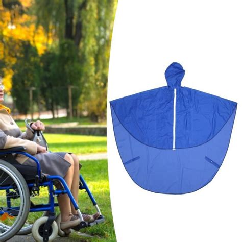 Cuque Poncho Capuche De Pluie Pour Fauteuil Roulant Poncho De Pluie