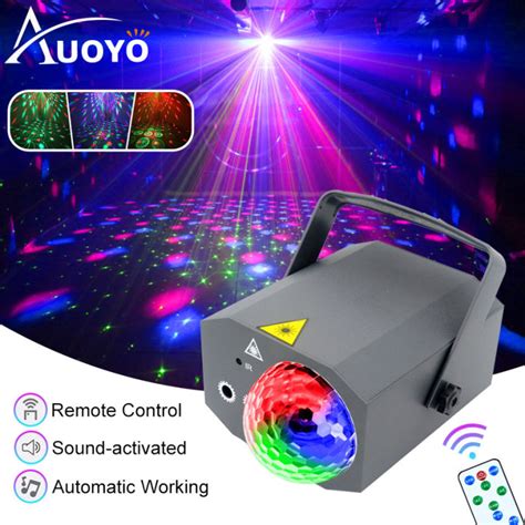 Auoyo Dj Disco Light Stage Led Laser Light Party Home Discoball Lamps