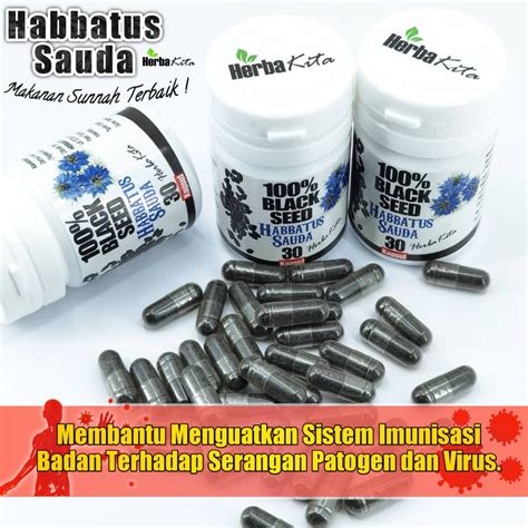 Herba Kita Habbatus Sauda Blackseed Kapsul Shopee Malaysia