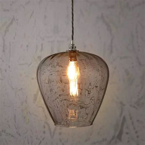 Larger Lisboa Pendant In Clear Glass Blown Glass Pendant Blown Glass Pendant Light Large