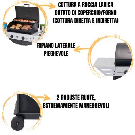 Barbecue A Gas Campingaz Xpert 100 LS Rocky Giardino Terrazza Campeggio