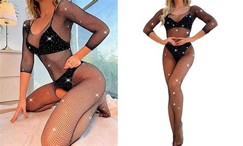 Up To Off On Women S Fishnet Lingerie Spar Groupon Goods