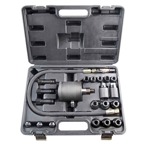 PK Tool Injector Puller Tool Kit 21pc Pneumatic Impact Puller with 19 Adaptors & Air Hose | tools.co