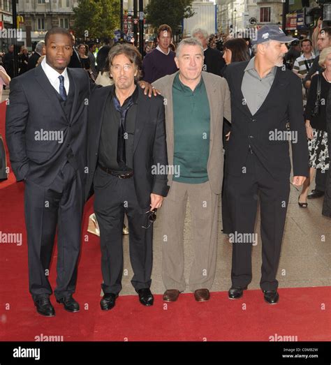 50 Cent Al Pacino Robert De Niro And Jon Avnet UK Premiere Of