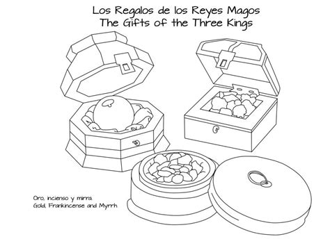 Libro Para Imprimir Y Colorear En L Nea Regalos De Los Reyes Magos