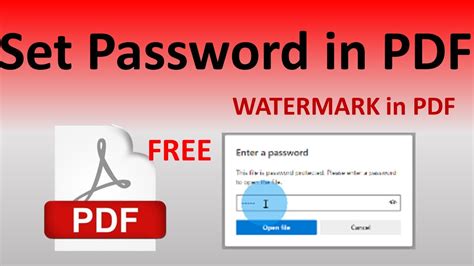 How To Password Protect Pdf File Set Password On Pdf Pdf Pdffile