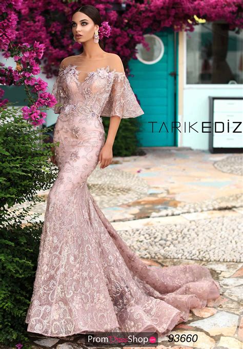 Tarik Ediz Prom Dresses Tarik Ediz Dresses Prom Dresses Lace Dress