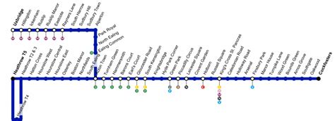 Map Of The Piccadilly Line Tube