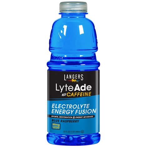 32oz Lyte Ade Blue Raspberry Langer Juice Company