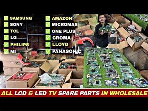 All LCD LED TV Parts T Con Boards Motherboards Smps Combo