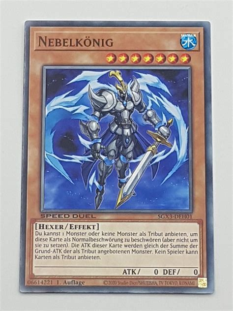 Yu Gi Oh Einzelkarte Nebelkönig NM eBay