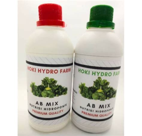 Nutrisi Hidroponik AB Mix Sayuran Daun Cair 500 ML Harga Dijual