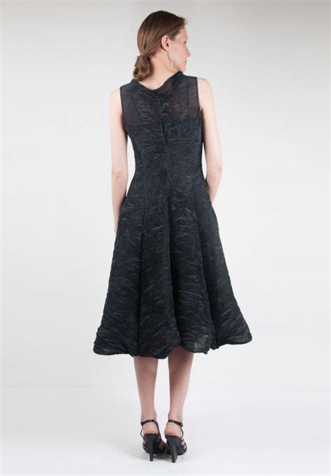 Anett Röstel Tulip Dress in Black Santa Fe Dry Goods Workshop