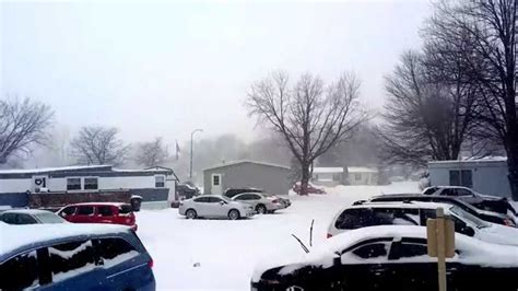 Time Lapse Video Of Michigan Snow Storm Youtube