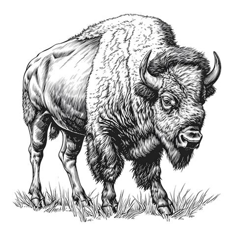 54,000+ Bison Sketch Pictures