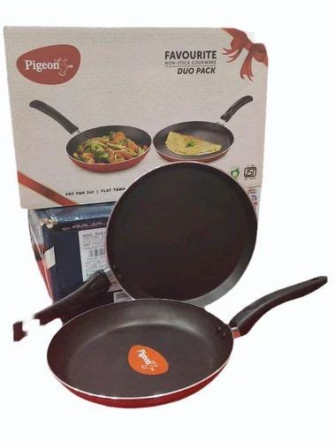 Pigeon Duo Pack Non Stick Frying Pan At Rs 470 Non Stick Fry Pan In