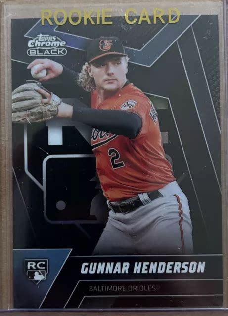 Topps Cromato Nero Rookie Variazioni Gunnar Henderson Eur