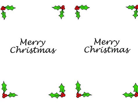 Free Printable Christmas Card Inserts