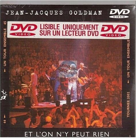 Jean Jacques Goldman Et L On N Y Peut Rien DVD SINGLE Neuf No Cd EBay