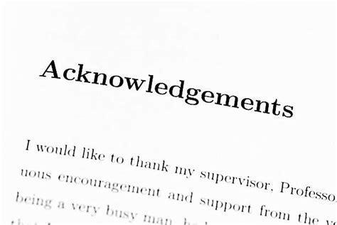 Guide On How To Write Dissertation Acknowledgements