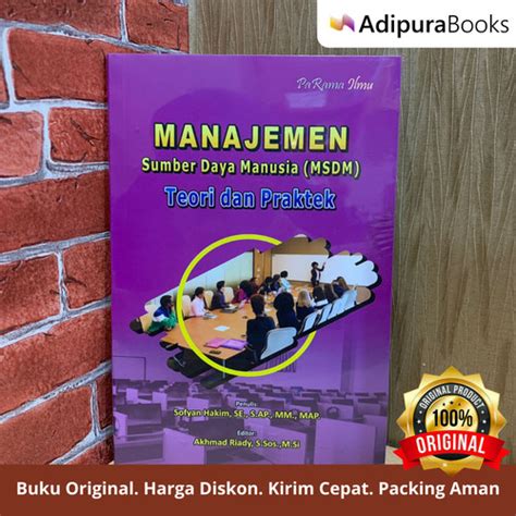 Jual Manajemen Sumber Daya Manusia Msdm Teori Dan Praktek Kota Yogyakarta Adipurabooks