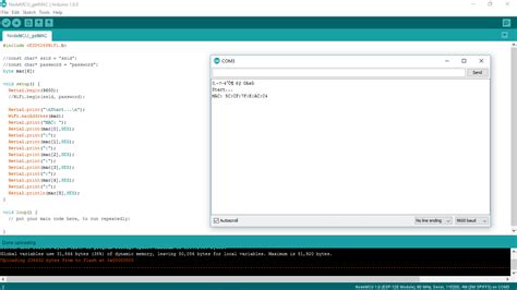 Arduino Er Read Nodemcu Mac Address Using Arduino Ide With Esp8266 Library