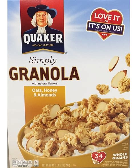 Quaker Simply Granola Oats And Honey