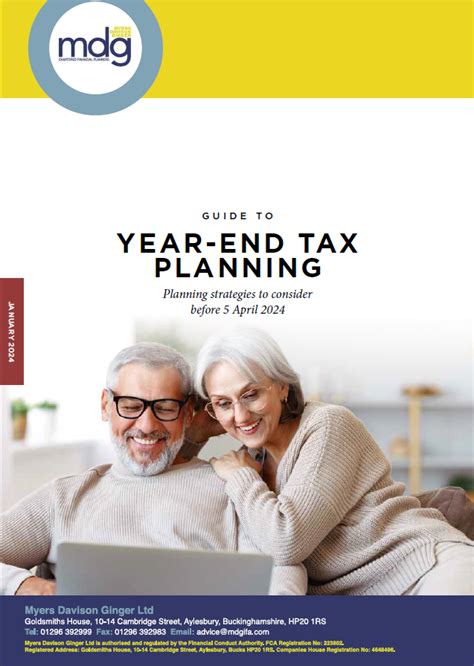 Guide To Year End Tax Planning Myers Davison Ginger