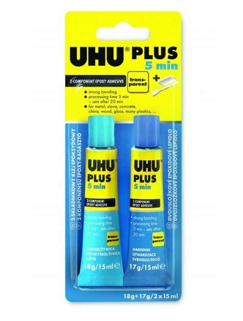 Kleje epoksydowe UHU Epoxy Quick Set 2x10 ml porównaj ceny Allegro pl