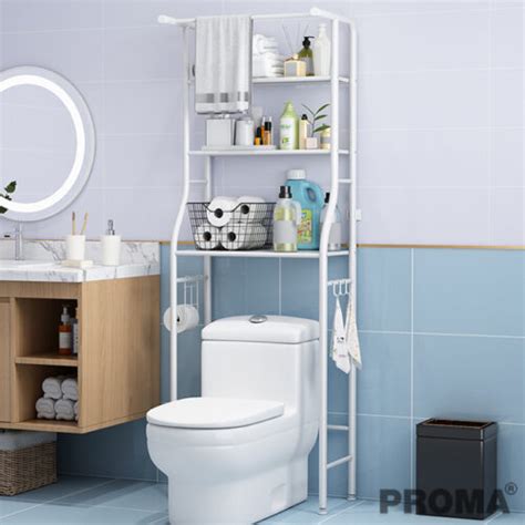 Toilet Bathroom Shelf Toilet Rack Washing Storage Shelf Proma