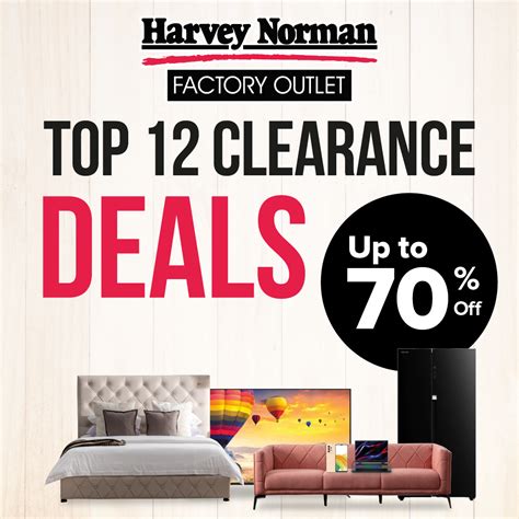 Factory Outlet TOP 12 Clearance Deals Harvey Norman Malaysia