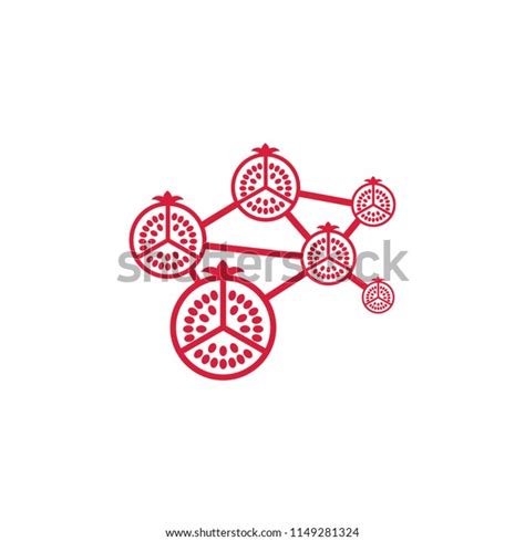 Pomegranate Logo Design Stock Vector (Royalty Free) 1149281324 ...