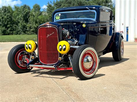 350 POWERED 1932 FORD 3 WINDOW COUPE HOT ROD Available For Auction AutoHunter 51055569