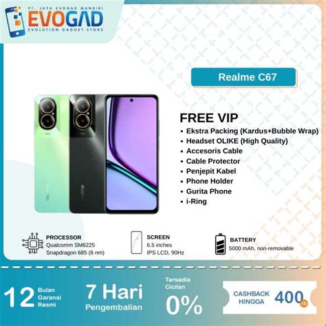 Promo Realme C67 8 8gb 128gb 8 8gb 256gb Snapdragon 685 Garansi