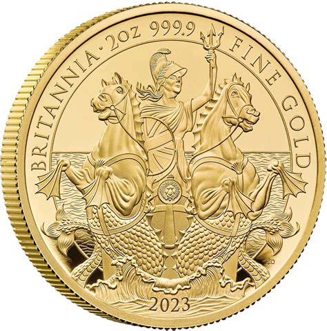 Gold Two Ounces 2023 Britannia, Coin from United Kingdom - Online Coin Club