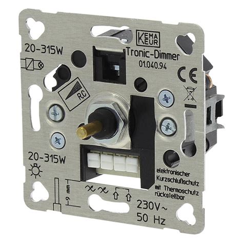 Tronic Dreh Dimmer 20 315W kapazitive Last Drehdimmer für PEHA JUNG