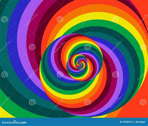 Espiral Do Arco Ris Ilustra O Stock Ilustra O De Colorido